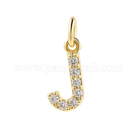 Подвески из латуни с фианитами и переходными кольцами FIND-PW0024-09J-1