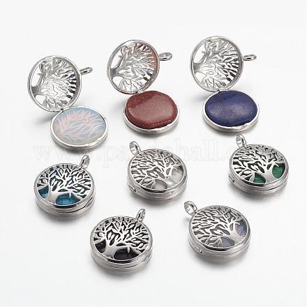 Природные и синтетические Gemstone подвески G-G910-C-1