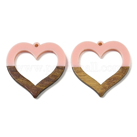 Подвески из смолы и ореха WOOD-I013-09A-1