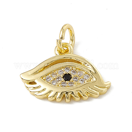 Латунные микро проложить кубического циркония подвески ZIRC-F132-26G-1