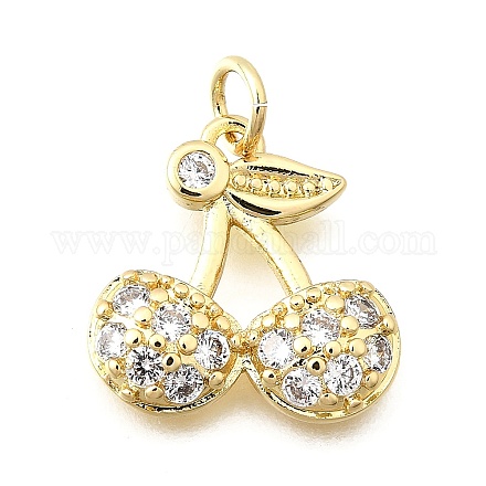Латунные микро проложить кубического циркония подвески KK-F896-03B-G-1