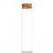 Mini High Borosilicate Glass Bottle Bead Containers, Wishing Bottle, with Cork Stopper, Column, Clear, 12x3cm, Capacity: 60ml(2.03fl. oz)
