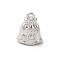 Brass Pendants, Cadmium Free & Nickel Free & Lead Free, Handbag Charms, Platinum, 11.5x9x6mm, Hole: 1.2mm