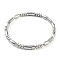 Non-Tarnish 201 Stainless Steel Hinged Bangle, Oval, Inner Diameter: 2-1/4x2 inch(5.85x5.05cm)
