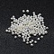 Natural Cultured Freshwater Pearl Beads, No Hole/Undrilled, Round, White, 0.8~1mm