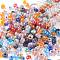 Glass Seed Beads, Mixed Style, Round, Mixed Color, 4x3mm, Hole: 1mm, about 2222pcs/200g