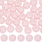 40Pcs Resin Rhinestone Beads, with Acrylic Round Beads Inside, for Bubblegum Jewelry, Pink, 20x18mm, Hole: 2~2.5mm