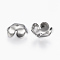Tarnish Resistant 304 Stainless Steel Bead Cap, 5-Petal, Flower, Stainless Steel Color, 3mm, Hole: 0.8mm