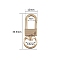 Alloy Swivel Clasps, for Bag Making, Golden, 33.5x12mm, Hole: 9.6mm