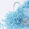 TOHO Round Seed Beads, Japanese Seed Beads, (781) Inside Color AB Crystal/Aqua Lined, 11/0, 2.2mm, Hole: 0.8mm, about 5555pcs/50g