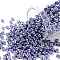 TOHO Round Seed Beads, Japanese Seed Beads, (PF567) PermaFinish Purple Metallic, 8/0, 3mm, Hole: 1mm, about 1111pcs/50g