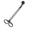 Non-Tarnish Stainless Steel Candle Wick Trimmer, Chromeplate, Candle Tool Accessories, Stainless Steel Color, 18x5.8cm