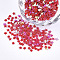 Shining Nail Art Glitter, Manicure Sequins, DIY Sparkly Paillette Tips Nail, Star, Red, 2.5x2.5x0.3mm