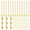 304 Stainless Steel Curb Chain Extender & Open Jump Ring & Lobster Claw Clasps, Golden, 60mm