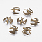 Metal Alloy Pendants, Cadmium Free & Nickel Free & Lead Free, Bird, Antique Bronze, 13x12x2mm, Hole: 2mm