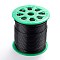 Korean Wax Polyester Cord, Black, 2mm, about 100 yards/roll