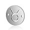 201 Stainless Steel Links connectors, Flat Round with Constellation, Stainless Steel Color, Taurus, 12x0.8mm, Hole: 0.8mm