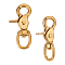 PH PandaHall Brass Trigger Snap Hooks 2 Pack Swivel Round Snap Clips, 2.8''/7.1cm Lobster Claw Clips Pet Buckle Heavy Duty Swivel Eye Hooks for Pet Leashes Purse Strap Belting Leathercraft