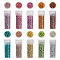 50G 10 Colors Cylinder Seed Beads, Metallic Colours, Round Hole, Uniform Size, Mixed Color, 2x1.5mm, Hole: 0.8mm, about 440pcs/5g, 5g/color