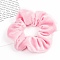 Lint Elastic Hair Accessories, for Girls or Women, Scrunchie/Scrunchy Hair Ties, Pink, 100mm