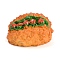 Resin Mini Model, Imitation Hamberger, Micro Landscape Decoration Accessories, Pretending Prop Decorations, 28x21.5x14.5mm