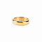 304 Stainless Steel Finger Rings for Couple, Real 18K Gold Plated