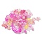 Imitation Jelly Acrylic Beads, Mixed Shapes, Medium Violet Red, 7.5~27x7.5~29.5x2.5~7.5mm, Hole: 1.5~2mm