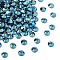 Preciosa® MAXIMA Crystal No Hotfix Flatback Stones, Czech Crystal, Unfoiled, Round(438 11 615 Chaton Rose), 33400 200 Deep Sea AB, SS12(3~3.2mm)