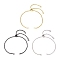 3Pcs 3 Colors Adjustable Stainless Steel Cable Chain Slider Bracelet Making, Mixed Color, 10-1/8 inch(25.6cm), 1pc/color