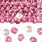 Preciosa® MAXIMA Crystal Fancy Stones, Czech Crystal, 435 36 132 Cushion Square, Dura Foiling, 70010 Rose, 10x10mm