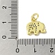 Подвески из настоящей 18-каратной позолоченной латуни с фианитами KK-M283-02A-01-3