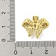 Подвеска с бантом из латуни KK-Z053-14G-03-3