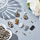 200г 4 цвета стеклянных бусин GLAA-PH0003-05-5