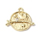 Латунные микро проложить кубического циркония подвески KK-F846-02B-G-1