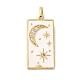 Подвески из латуни и кубического циркония KK-L216-008G-02-1