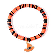 Призрачные полимерные глиняные браслеты heishi stretch BH7010-14