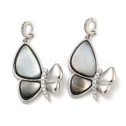 Латунные микропаве прозрачные подвески с фианитом KK-L211-019P-03