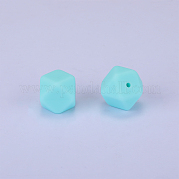 Шестиугольные силиконовые фокусные бусины SI-JX0020A-82
