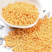 Непрозрачные цветные стеклянные бусины SEED-A033-06F