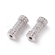 Латунные микропаве из прозрачного кубического циркония ZIRC-K081-91P