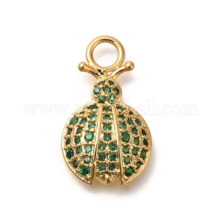 Латунные микро проложить кубического циркония подвески KK-M295-23G-02-1