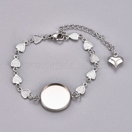 Изготовление браслета из нержавеющей стали 304 STAS-WH0014-21P-1