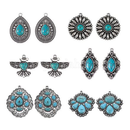 Подвески из сплава в тибетском стиле FIND-SZ0002-37-1