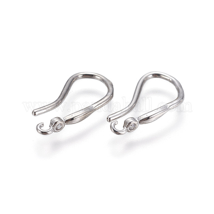Латунные крючки для сережек KK-L177-39P-1