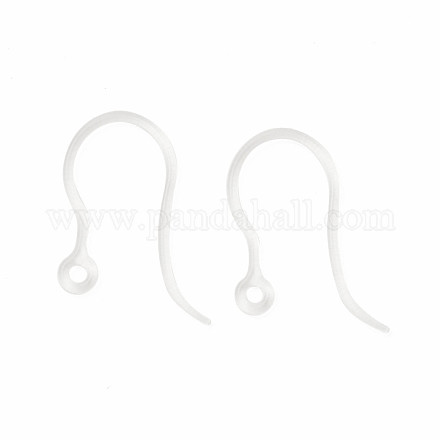 Крючки для сережек из прозрачной смолы RESI-G050-02-1