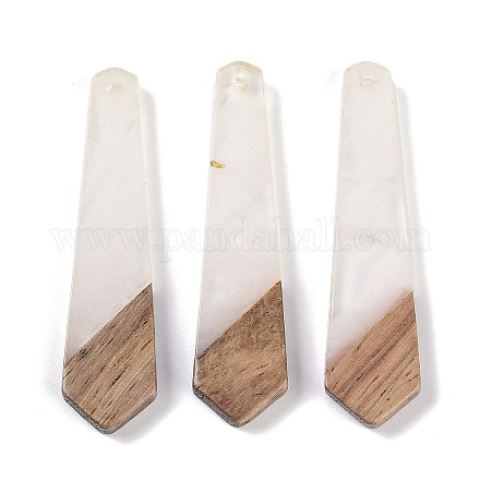 Подвески из смолы и дерева WOOD-F015-05C-1