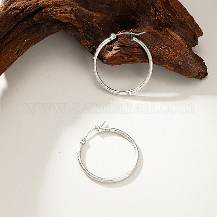 Серьги-кольца из нержавеющей стали 304 BD2905-2-1