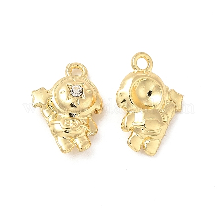 Подвески из сплава со стразами FIND-G044-38LG-1