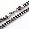 Tarnish Resistant Trendy 304 Stainless Steel Curb Chain Necklace, with Lobster Claw Clasps, Stainless Steel Color, 23.6 inch(60cm)