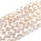 Tibetan Style Turtle Back Pattern dZi Beads Strands, Natural Agate, Giraffe Skin Agate, Dyed, Faceted, Round, White, 10mm, Hole: 1mm, about 37pcs/strand, 13.7 inch